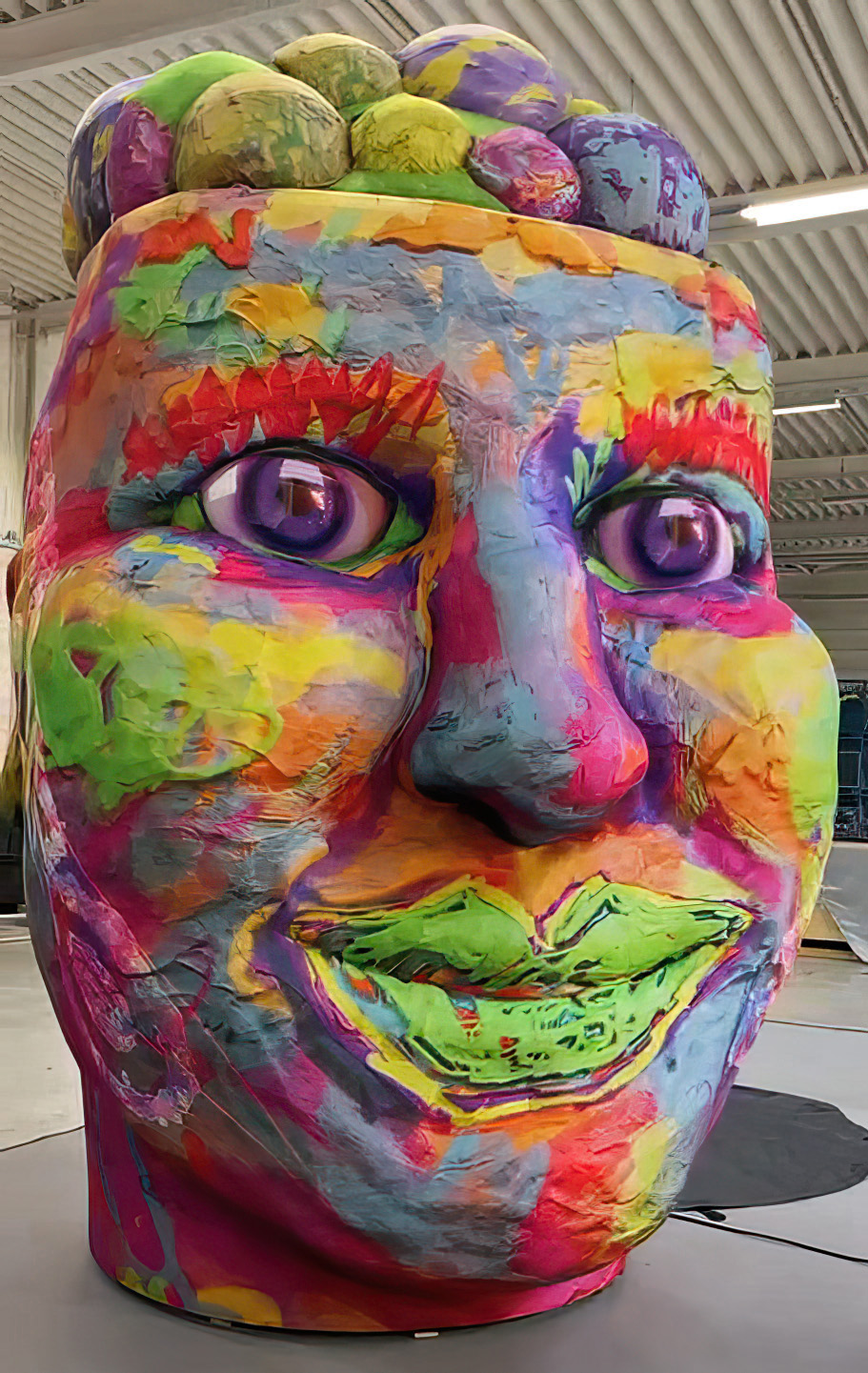 Head of Chaos inflatable, Lowlands Festival 2023